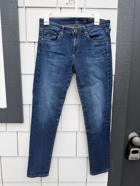Ag Adriano Goldschmied Dark Blue Denim Jeans